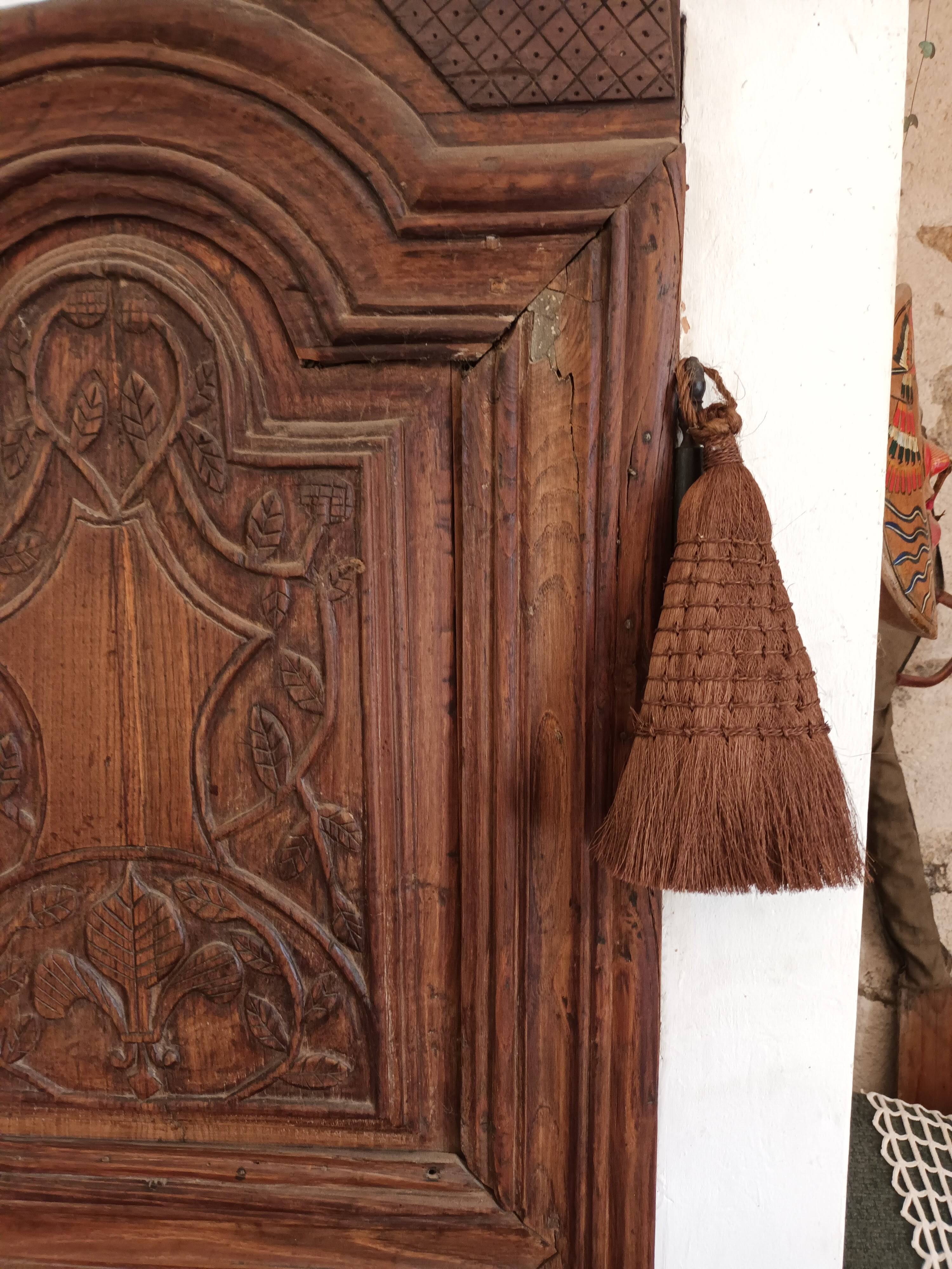 Traditional coconut brush