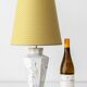 Vintage Art Deco Table Lamp by Royal Delft, Hand-Painted Ceramic
