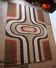 Large vintage carpet from the 1970s.