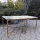 Table basse en marbre années 60