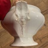 19th century Paris white porcelain tureen