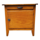 Small vintage wooden storage jam maker