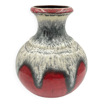 Vase Vintage West Germany Fat Lava