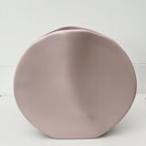 Set of Two Pink Post Modern Vases by Dorothe van Agthoven for Flora Keramiek