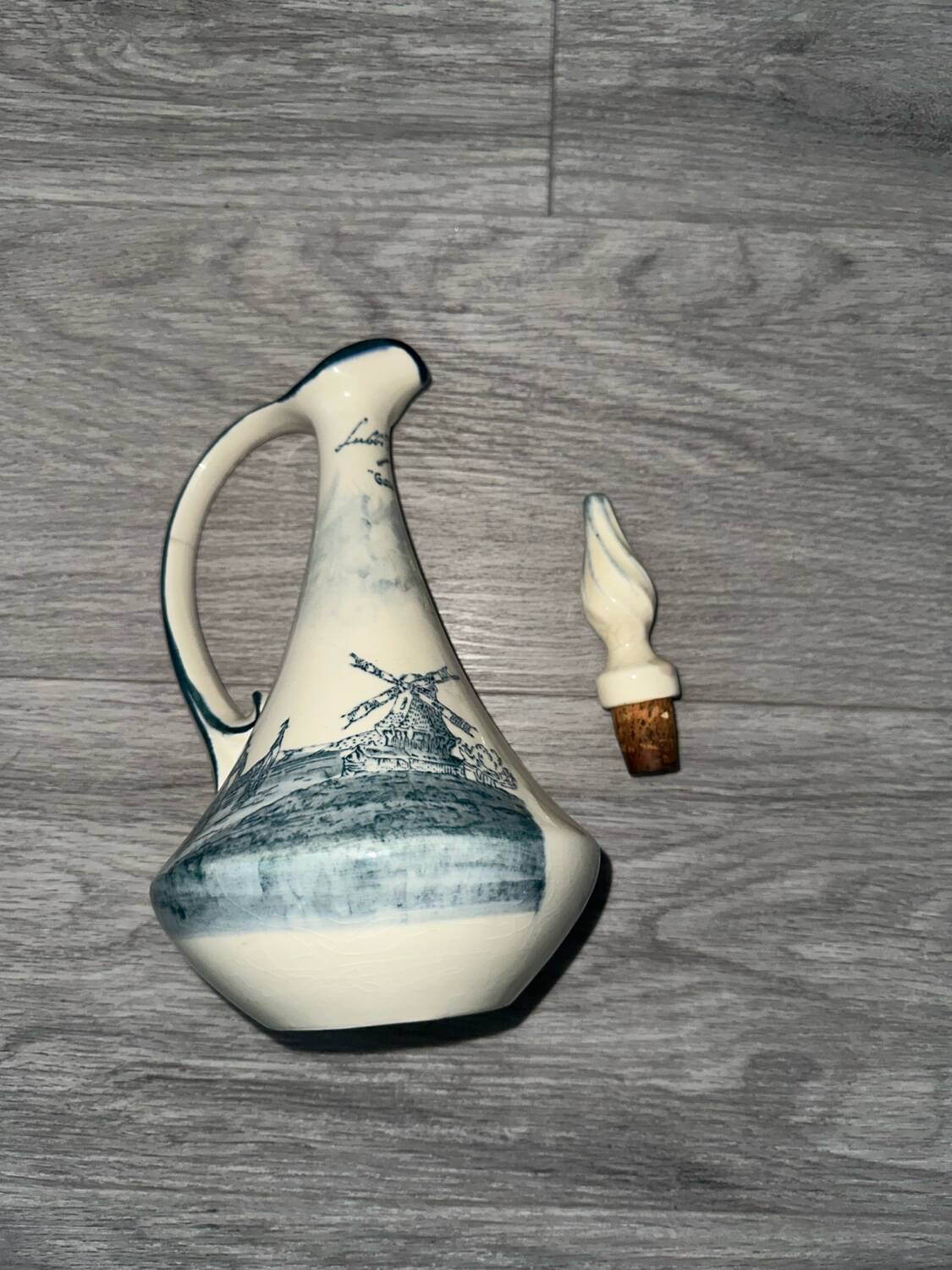 Abbé François Gold Cup enamelled stoneware ewer
