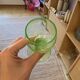 Set of 6 Alsatian crystal stem glasses in ouraline – Röme style