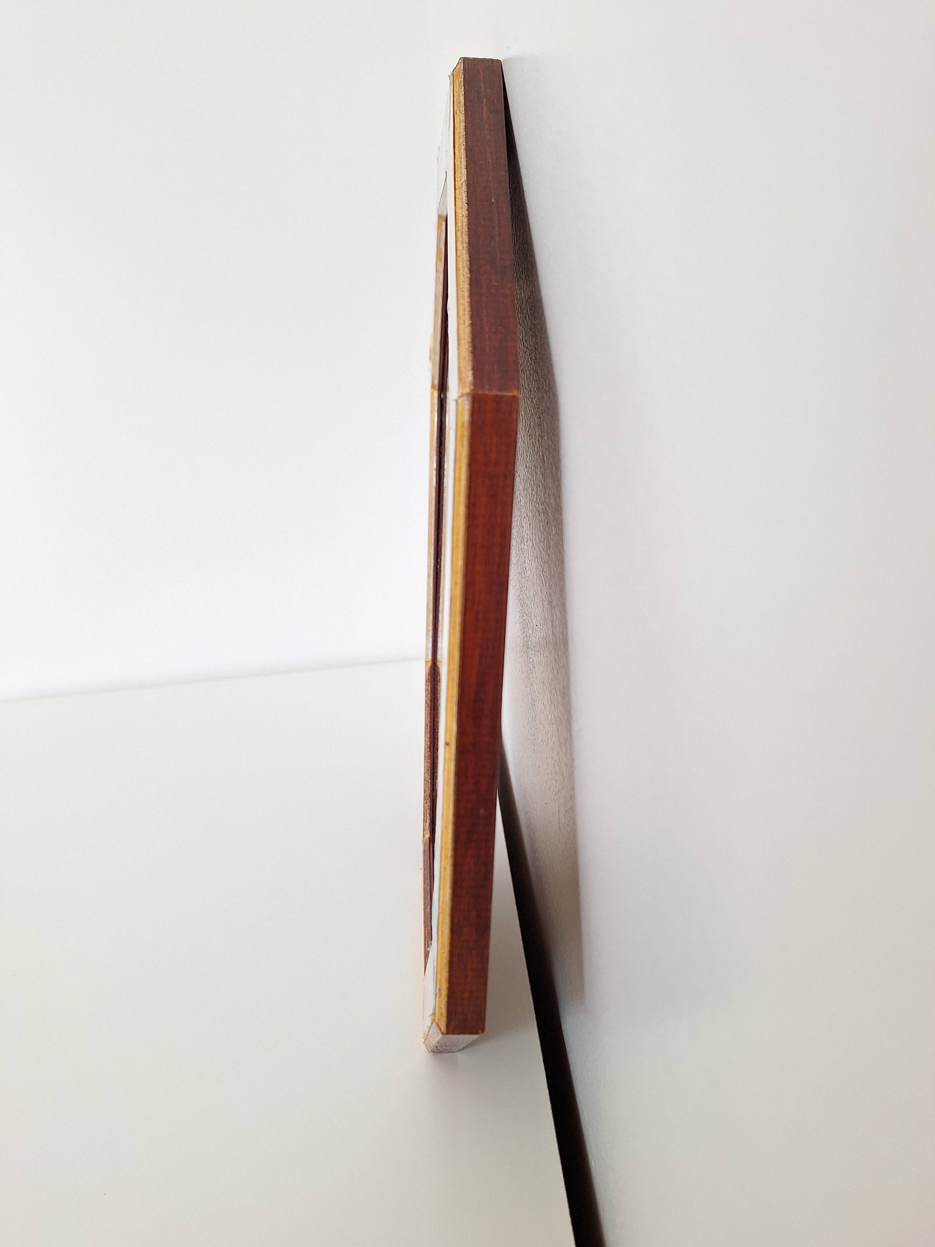 Vintage octagon mirror