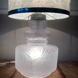 Floor lamp bedroom / living room vintage design 1970 glass