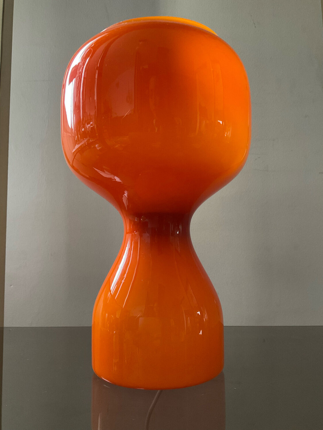 Vintage lamp of the 70s in opaline