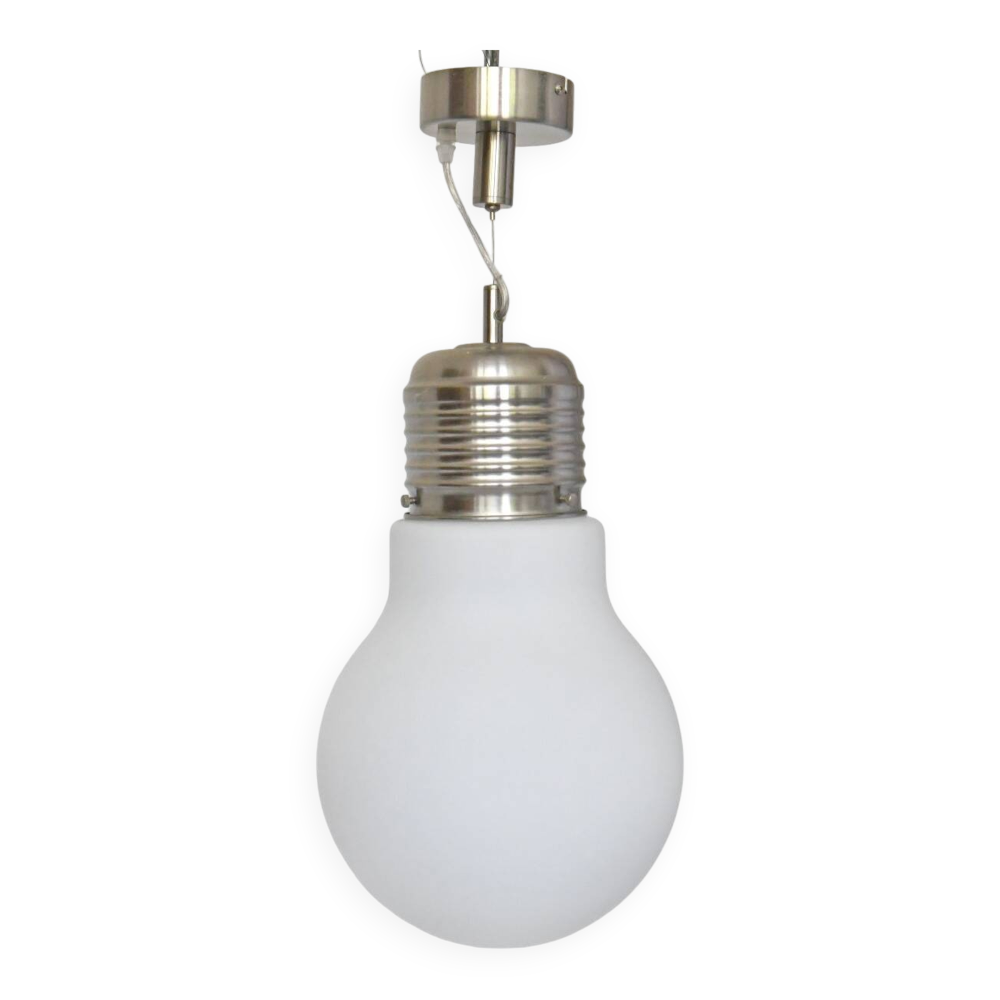 Giant suspension bulb by Agemob International from the 1980s.
