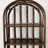 Vintage rattan shelf
