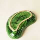 Ravier in Barbotine – Cabbage Leaf Ceramic Dish – Serving Plate