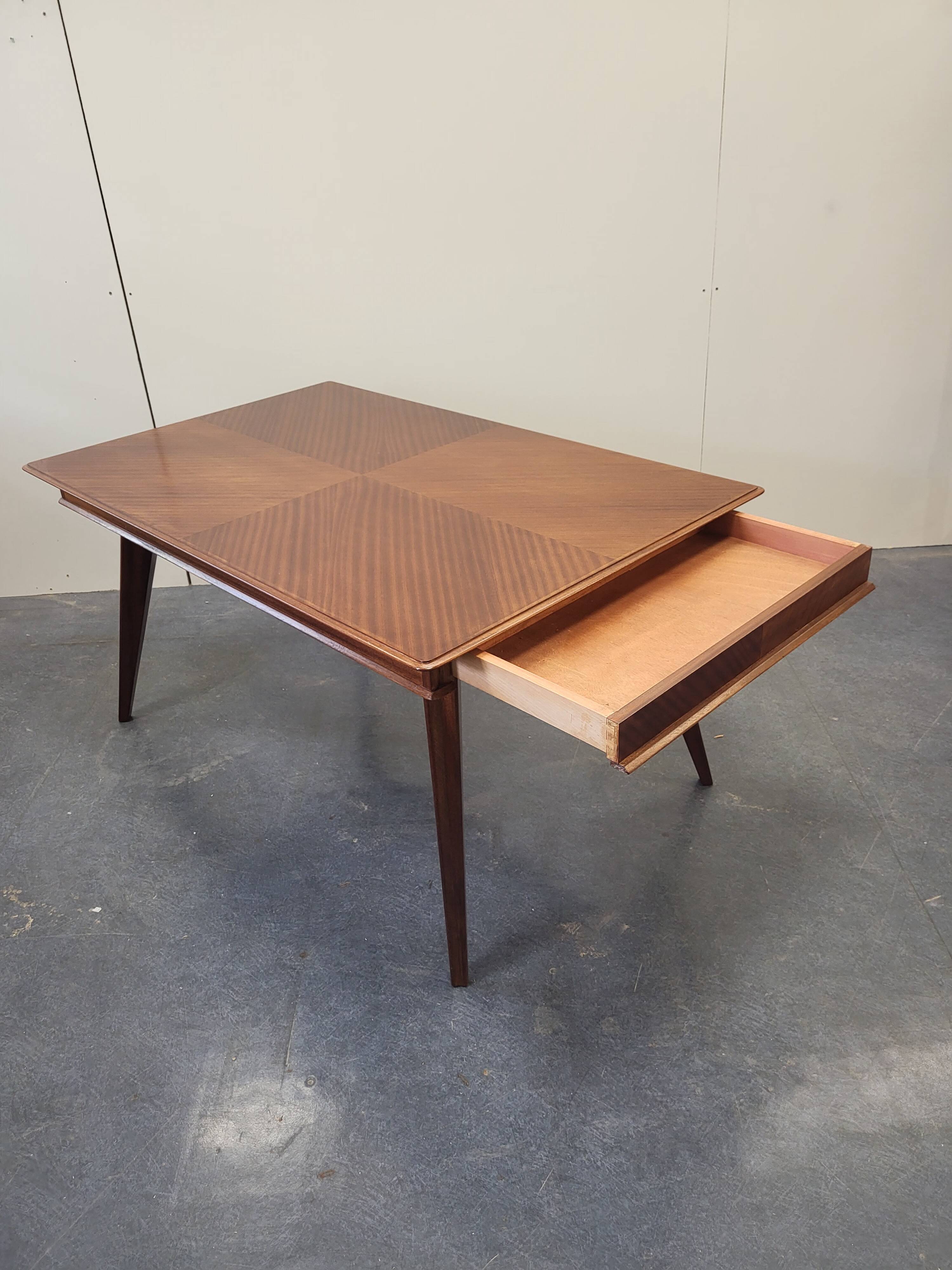 Mid century mahogany table