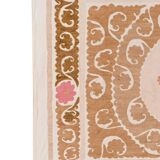 Hand knotted rug, vintage Turkish rug 118x139 cm