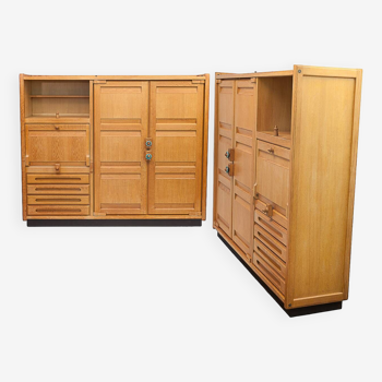 Pair of Guillerme and Chambron cabinets