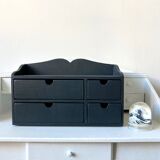 Wall shelf lockers drawers