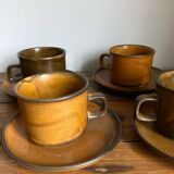 6 West German coffee cups