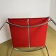 Delfina Chair Enzo Mari for Rexite 1974 Chrome Steel Kvadrat Field Fabric