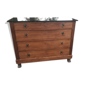 Commode pates de lion retour d'égypte