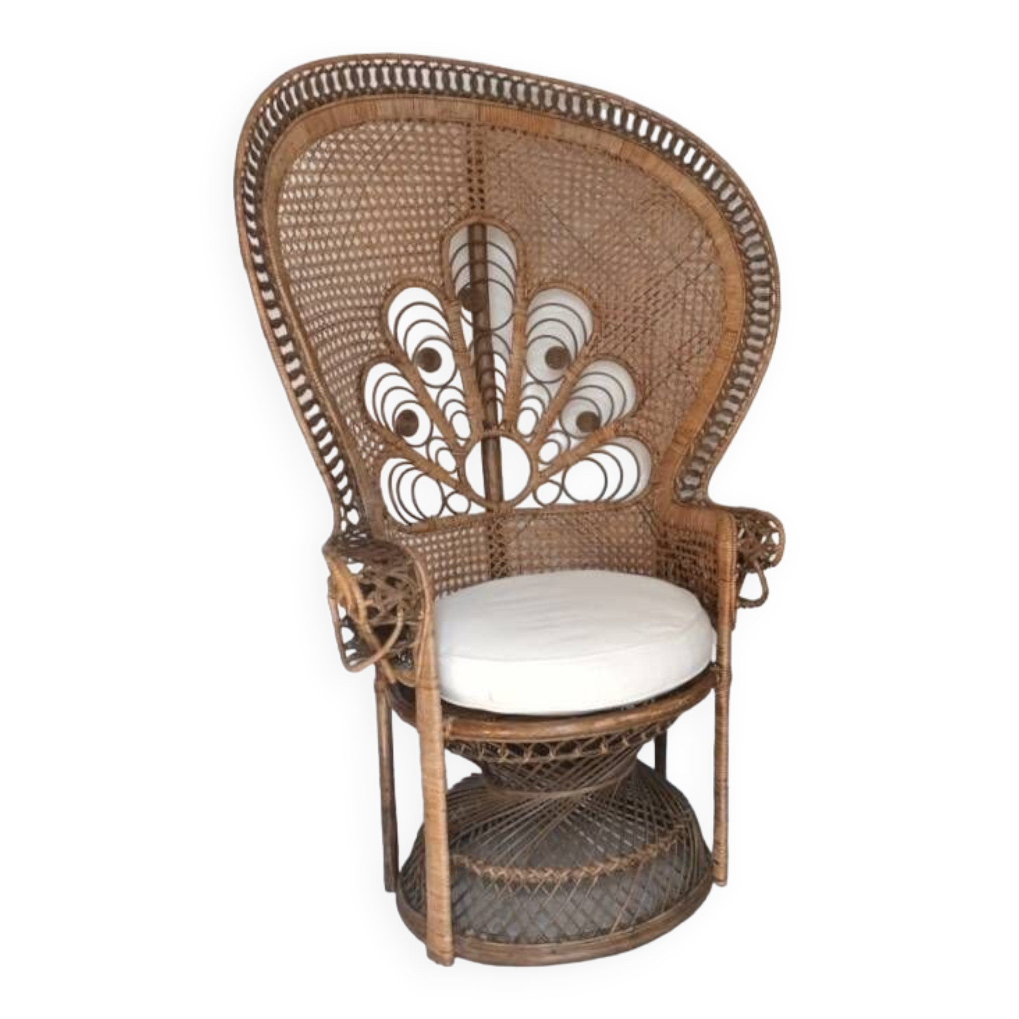 Emmanuelle peacock armchair from the 70s