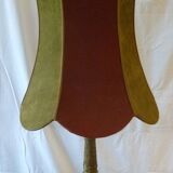 Bronze and velvet lamp 70 cm