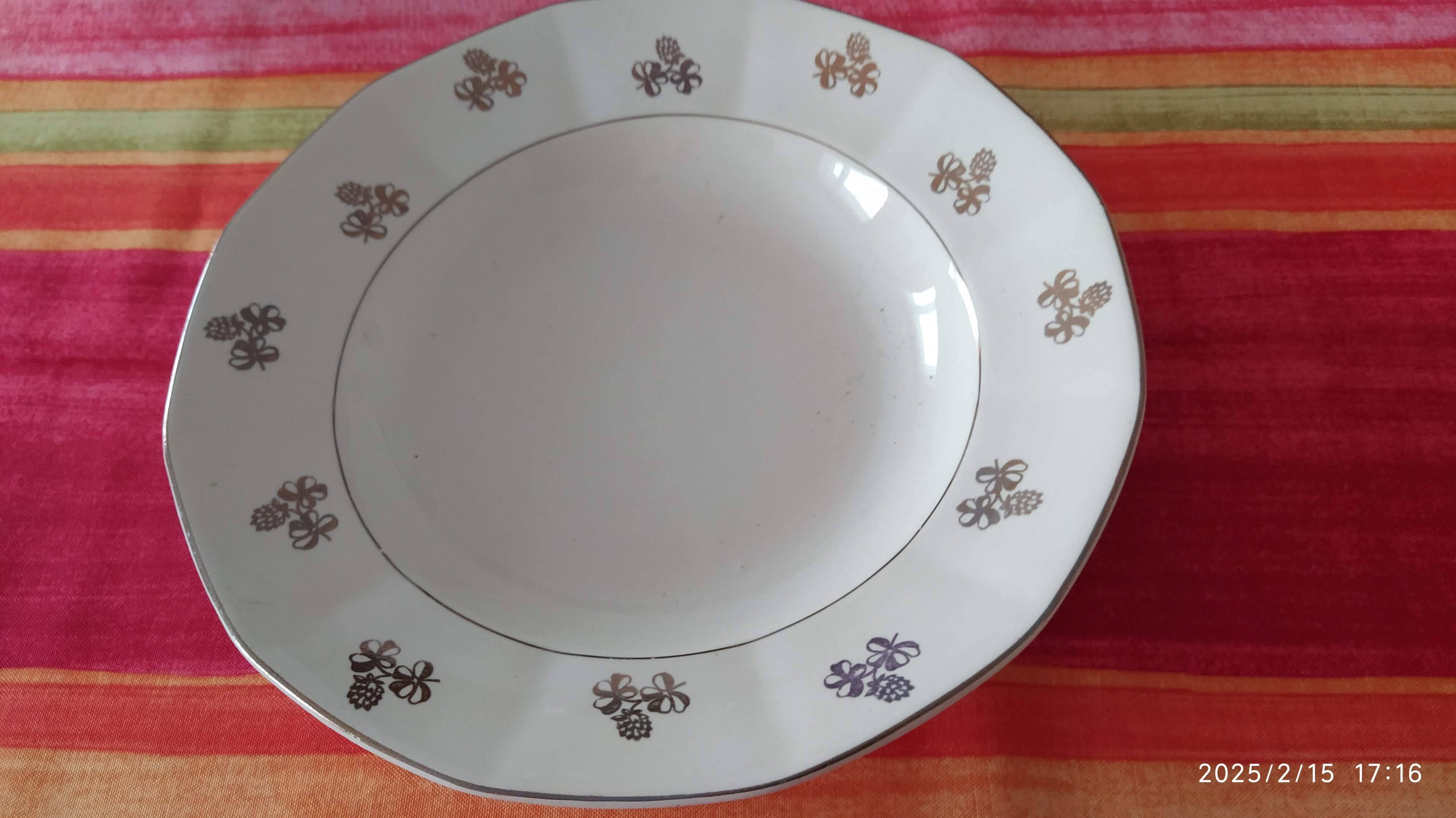 Sarreguemines soup plates