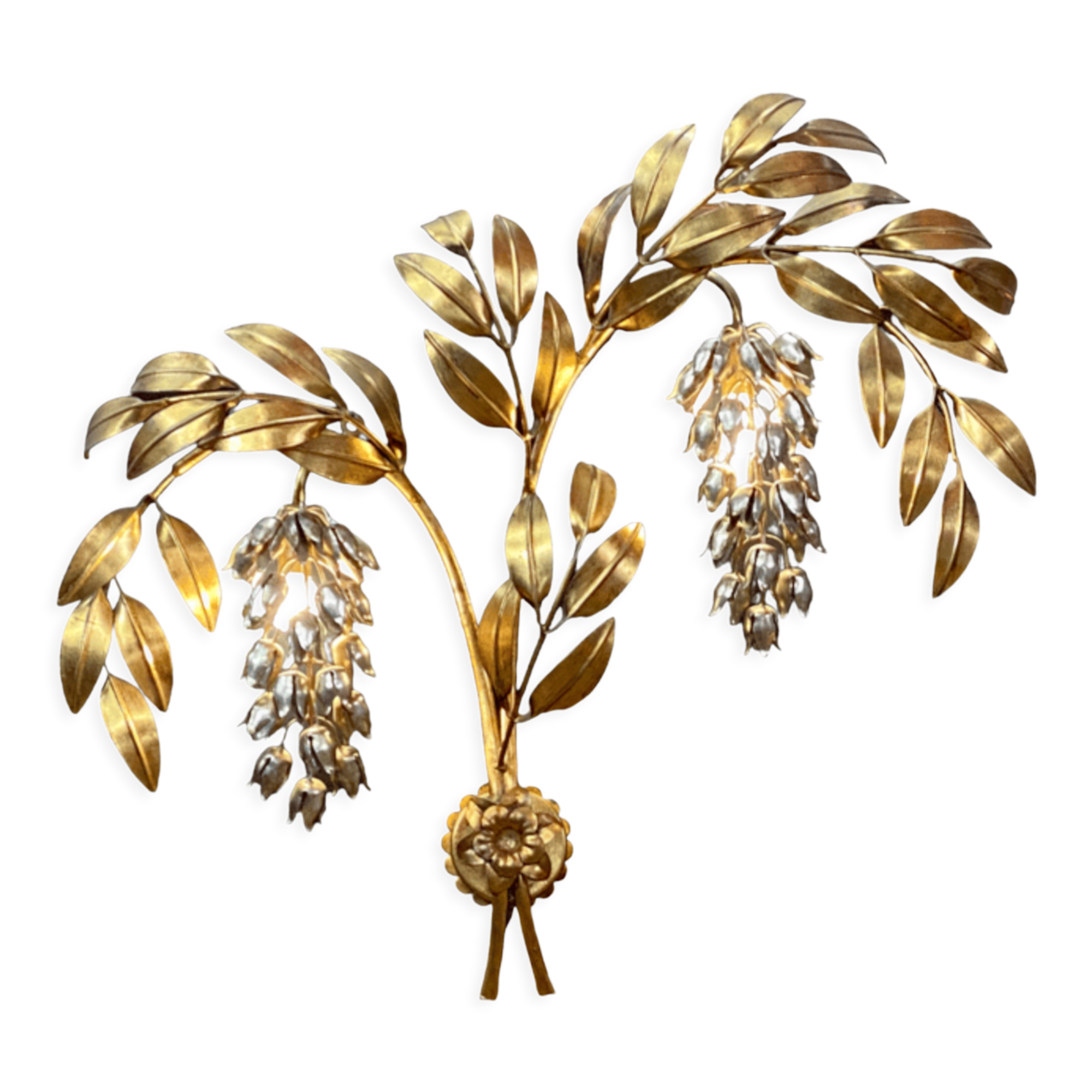 Wisteria wall lamp by Hans Kögl