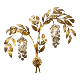 Wisteria wall lamp by Hans Kögl