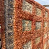 Berber beni ouarain ocher carpet