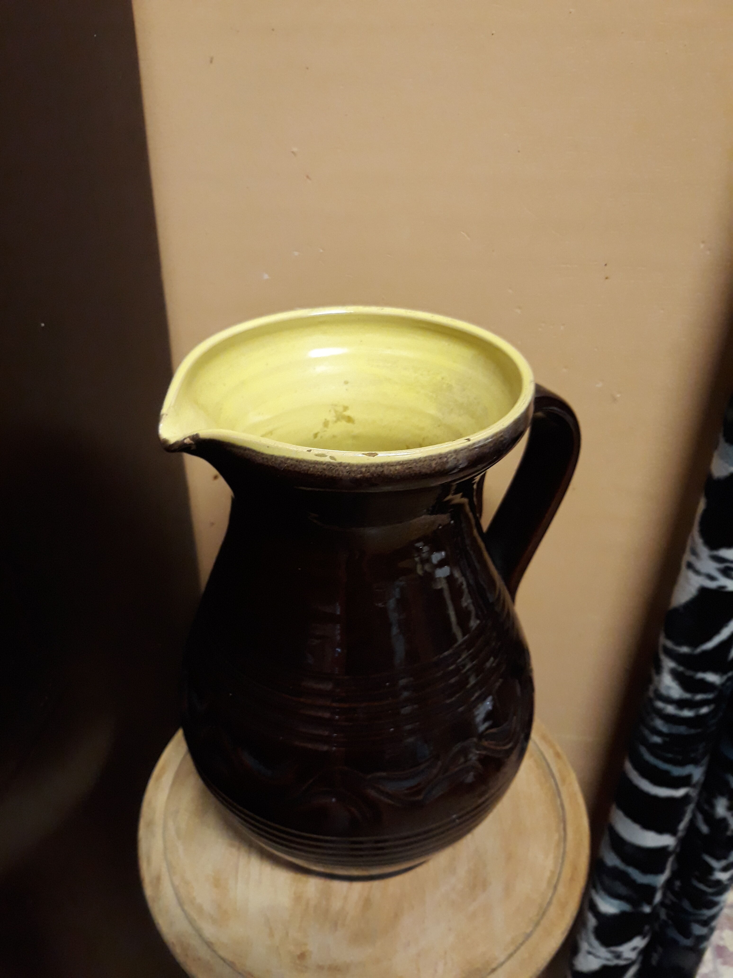 Vintage ceramic pitcher