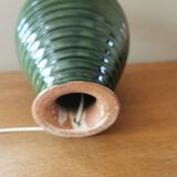 Vintage green ceramic lamp base