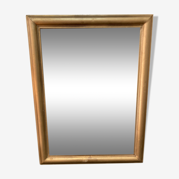 Gilded wooden mirror