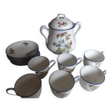 Service à café ancien en porcelaine de Limoges