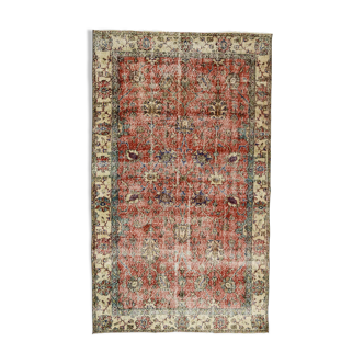 Tapis vintage anatolien fait main 238 cm x 142 cm