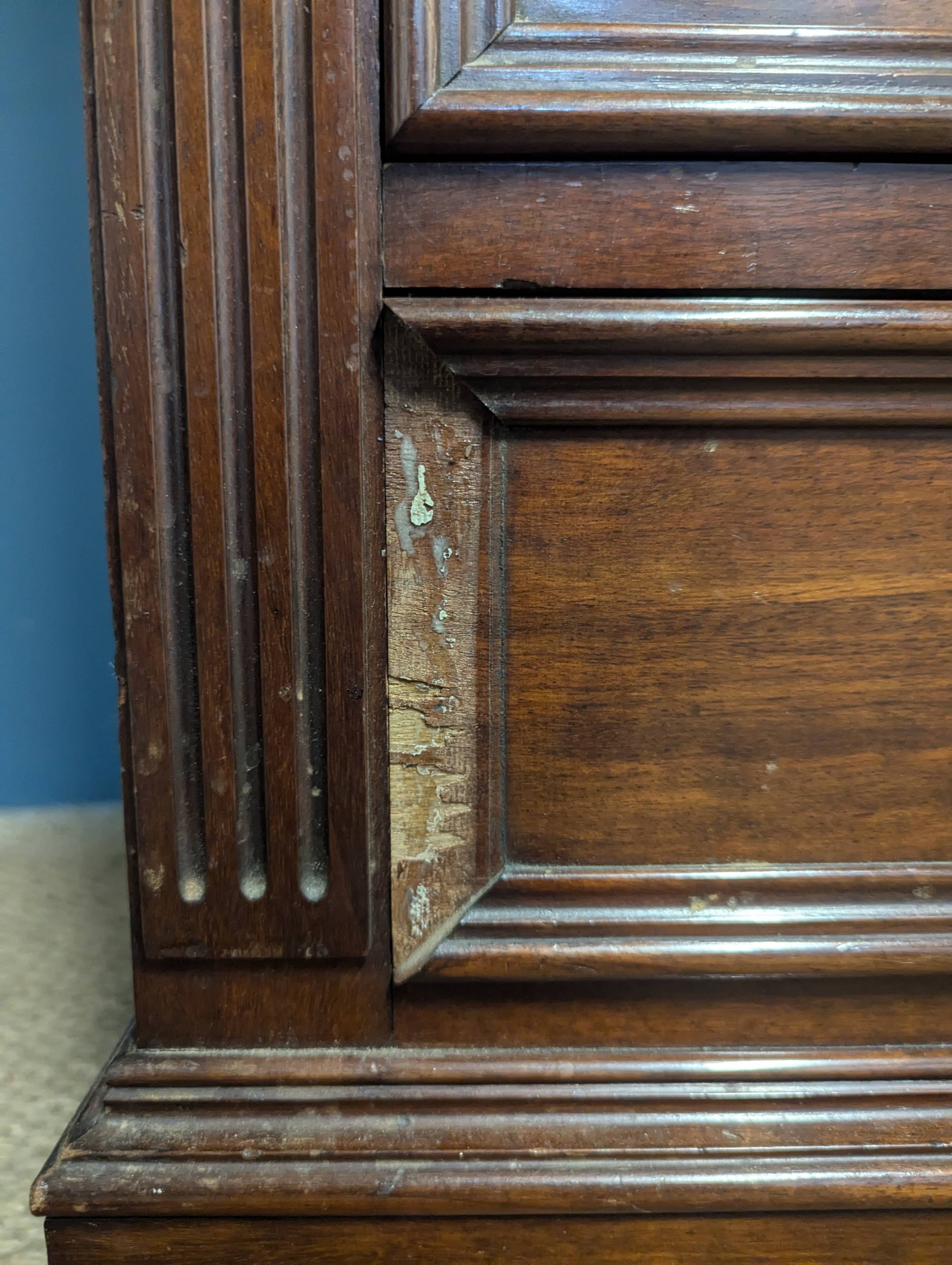 Louis Philippe period mahogany chest of drawers