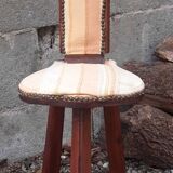 Brutalist tripod chair