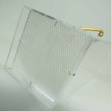 Transparent lucite acrylic umbrella stand 1980s 1990s post modern design