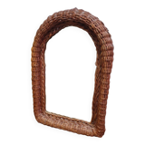 Wicker mirror