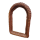 Wicker mirror