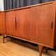 Danish highboard by Henning Kjaernulf for Bruno Hansen, 1960s
