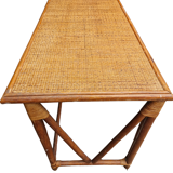 Rattan desk 70s