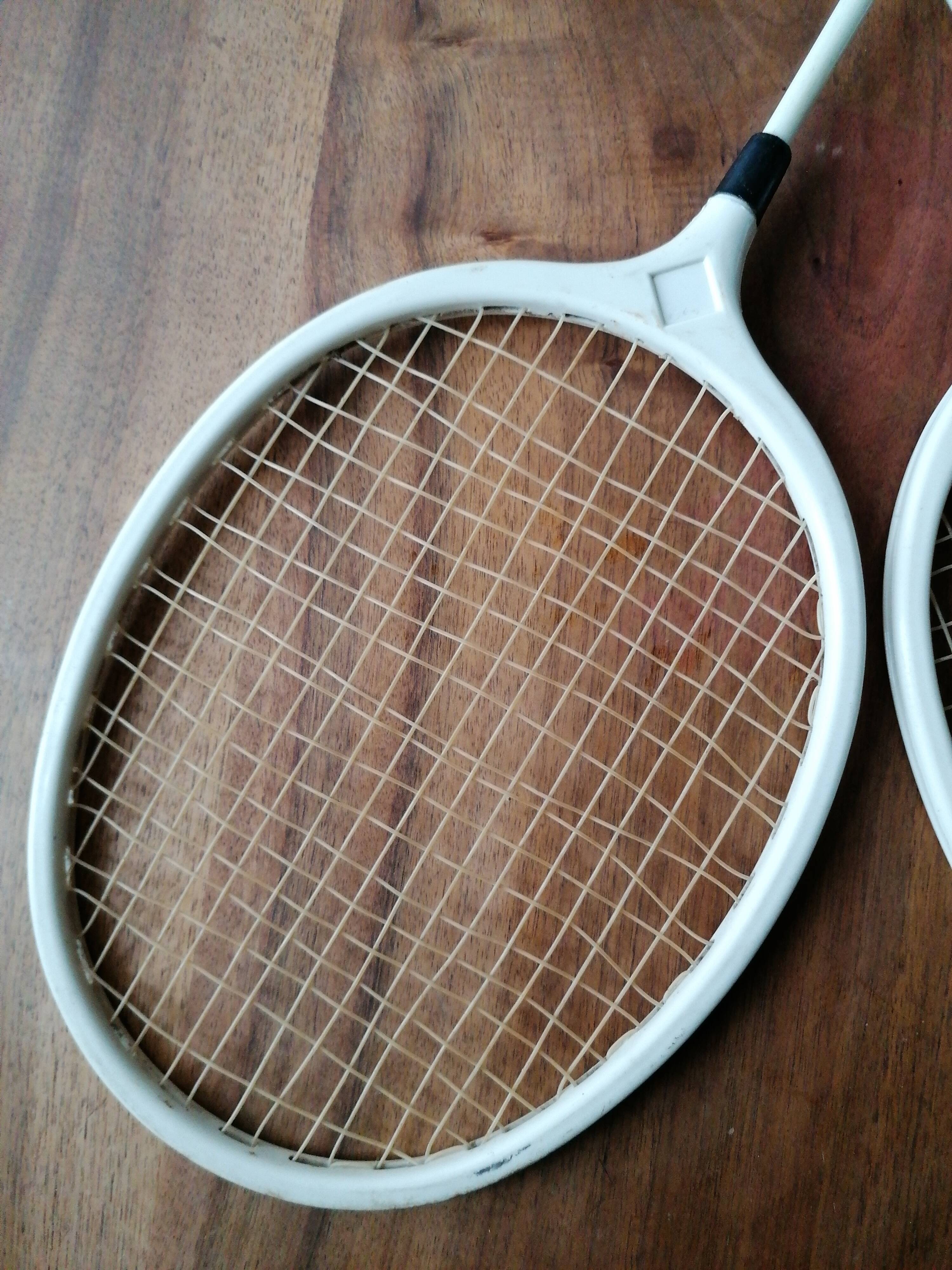 Pair of vintage rackets