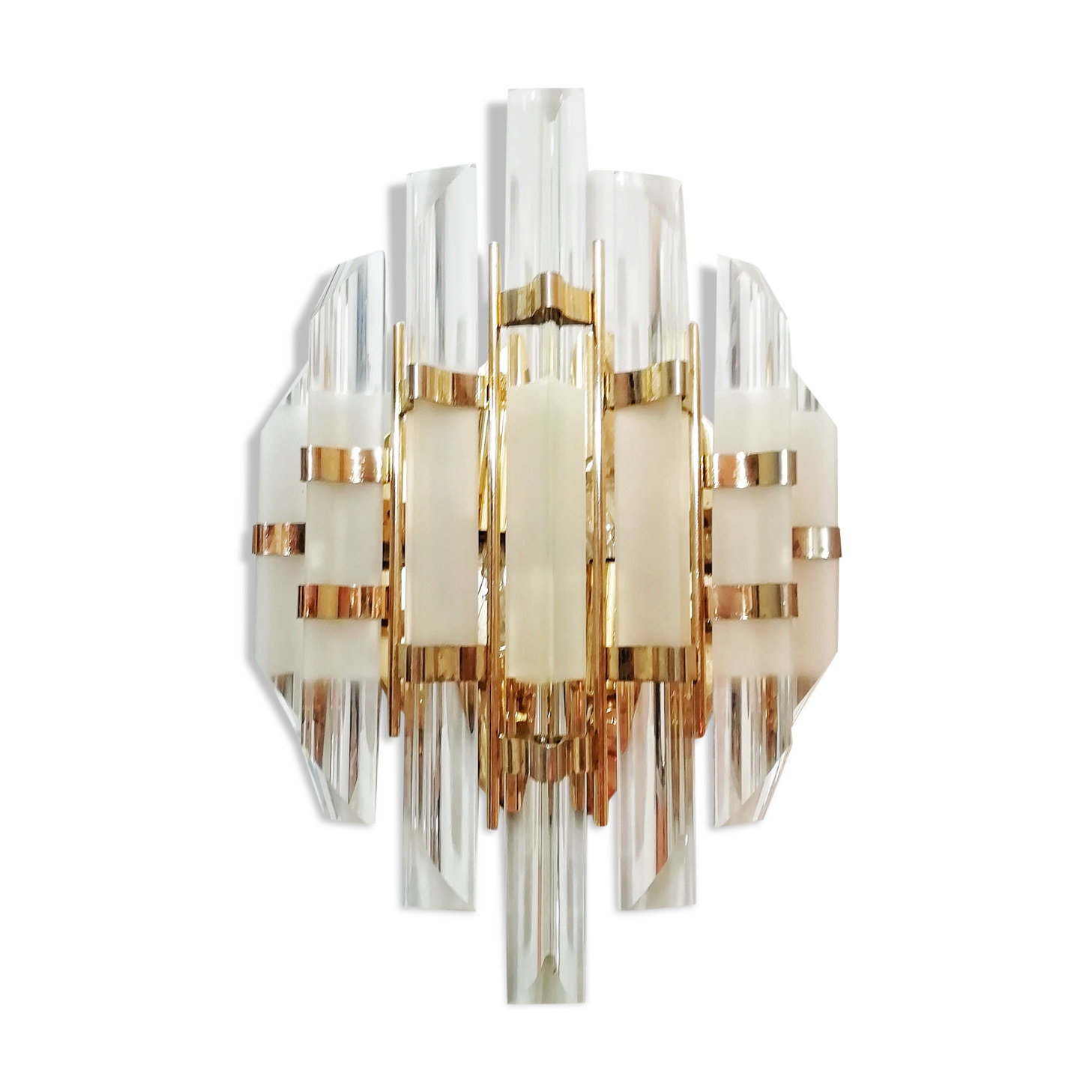 Glass wall sconce "Paolo Venini". 1970s