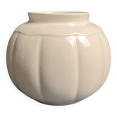 Art déco, cache pot boule céramique Italie début XXème