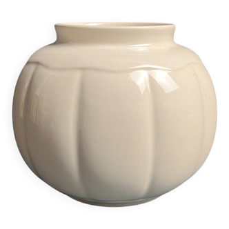 Art Deco, ceramic ball cache pot Italy early 20th century
