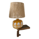 Ceramic lamp and rope
