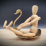 Empty swan brass pocket