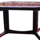 Midcentury extendable rosewood  dining table by edvard valentinsen