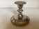 Bougeoir argenté en métal Alloy