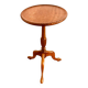 Tripod pedestal table in 20th century stained beech